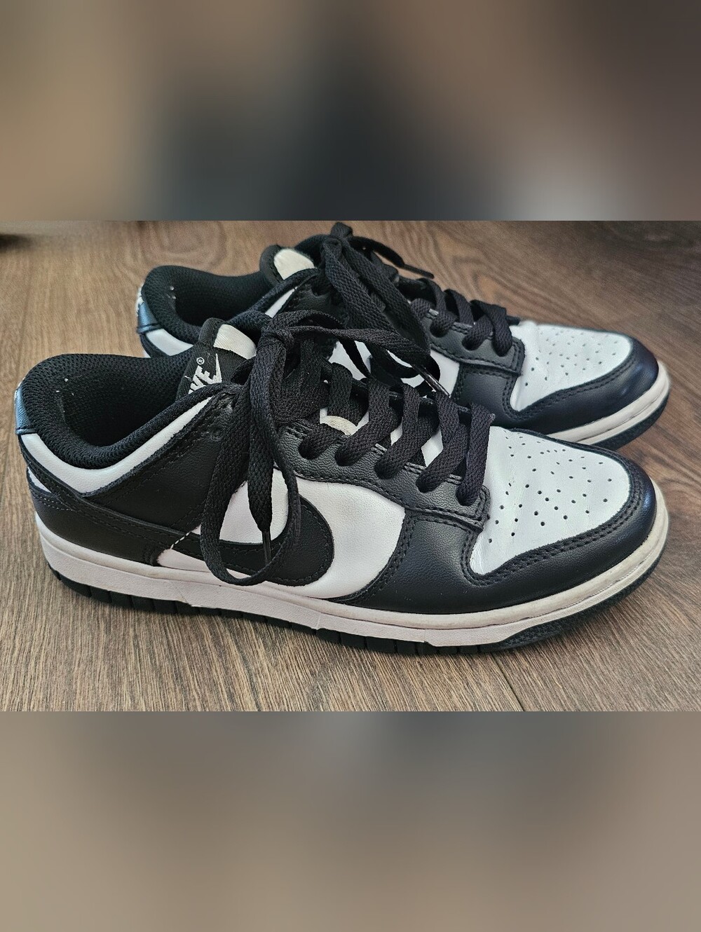 Nike Womens Dunk Low Retro White Black Panda DD1503-101 Womens SZ 6.5